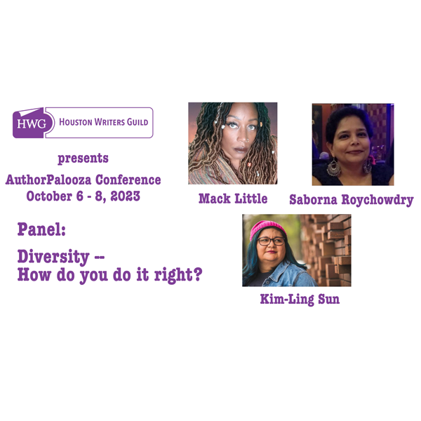 Authorpalooza: Hilton Room – Panel on Diversity: How do you do it right?